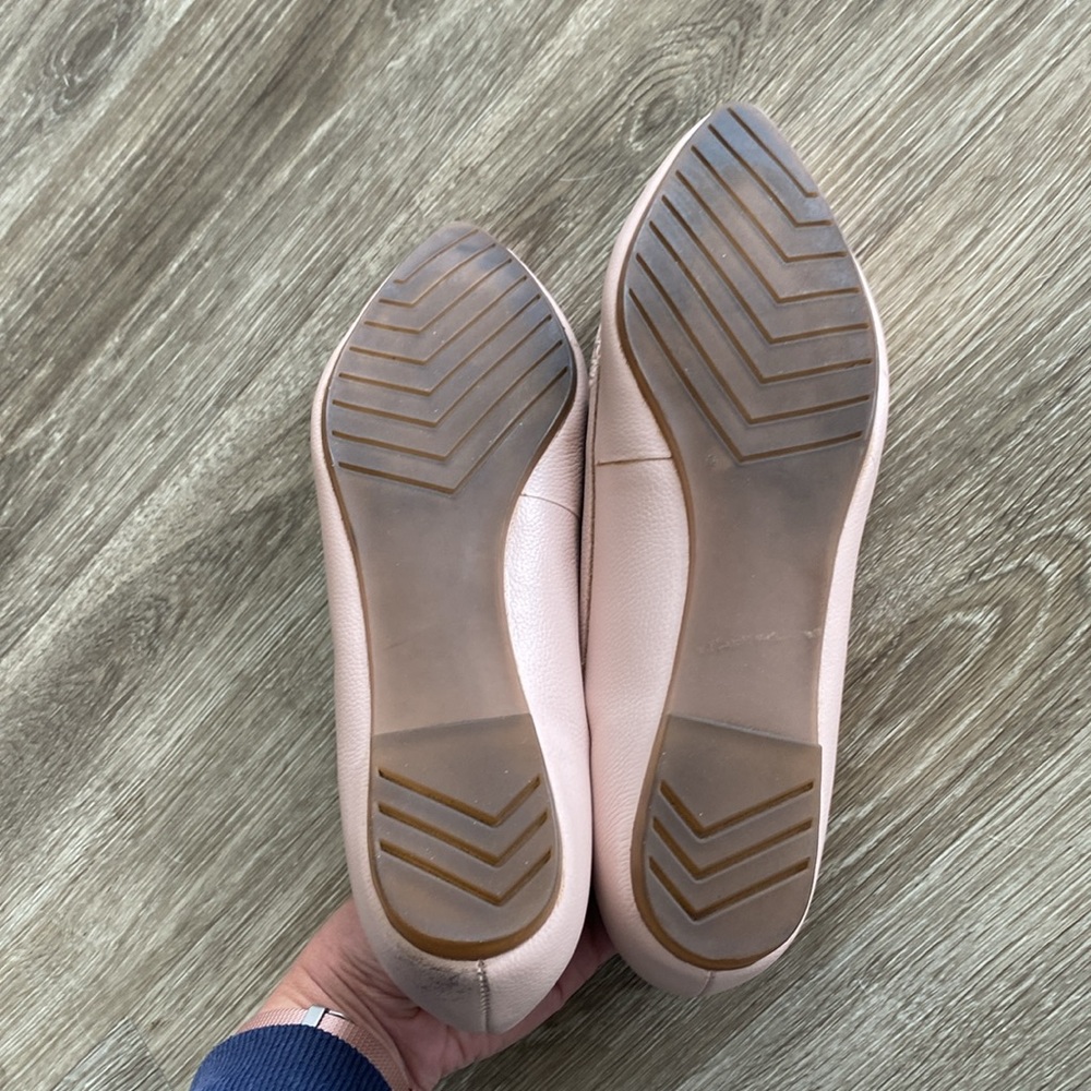 Me Too Audra pointy toe loafers flats blush pink 8.5 - Picture 11 of 13